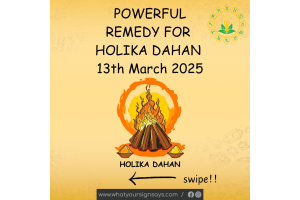 Holi 2025: RITUAL FOR HOLI 13TH MARCH 2025.